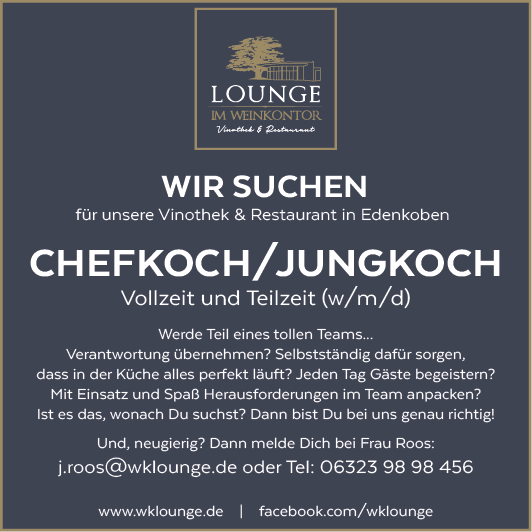 Stellenanzeige_Chefkoch