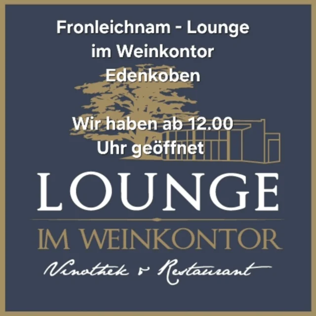 Fronleichnam - Lounge im Weinkontor Edenkoben

Wir haben ab 12.00 Uhr geöffnet.

_______________________
Lounge im Weinkontor
Weinstraße 131, 67480 Edenkoben
www. wklounge.de
Telefon: 06323-9898456
E-Mail: info@wklounge.de

#edenkoben#pfalz #pfalzliebe#goodlife#foodporn #food # Fronleichnam #weinfeste #neustadtanderweinstrasse #landauinderpfalz #landau #maikammer #pfalzliebe 
#rheinlandpfalz #wein #Longdrinks# #pfälzerwald #loungeimweinkontor#weinliebhaber#weinliebe # Aperol #landauinderpfalz#zumwohldiepfalz#genuss #genussmomente #Cocktail

Mehr dazu unter Facebook Lounge im Weinkontor
(Werbung)